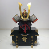 【O-006-K】Gold small plate laced scarlet two-piece cuirass armor (helmet only)：金小札緋威二枚胴（兜のみ）