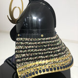 【O-031-K】Kashidori thread laced two-piece cuirass armor (helmet only)：樫鳥糸威二枚胴具足（兜のみ）