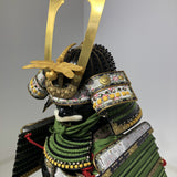 【O-027】Mugwort-Colored Thread Laced Diamond Stitch Two-Piece Cuirass Armor：蓬糸威菱綴二枚胴具足