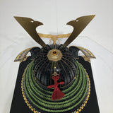 【O-027-K】Yomogi thread laced diamond laced two-piece cuirass armor (helmet only)：蓬糸威菱綴二枚胴具足（兜のみ）