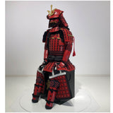 【O-033】Black Thread Laced Iyo Waist-Covering Two-Piece Cuirass Armor (Matte Finish)：黒糸威伊予腰取二枚胴具足（艶消し）