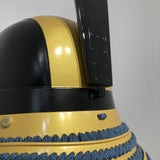 【O-032】Navy Blue Laced Chest-Covering Two-Piece Cuirass Armor：紺糸威胸取二枚胴具足