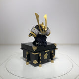 【O-024-K】Deep navy blue thread laced Buddha two-piece cuirass armor (helmet only)：紺糸威仏ニ枚胴（兜のみ）