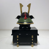 【O-027-K】Yomogi thread laced diamond laced two-piece cuirass armor (helmet only)：蓬糸威菱綴二枚胴具足（兜のみ）
