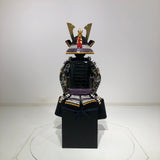 [C-009] Fuji-white thread-dyed black Iyo-fuda (child's armor)
