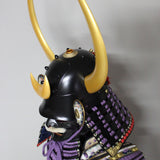 【O-040】Purple Thread Laced Flat Angle Side Crest Two-Piece Cuirass Armor：紫糸威平角脇立ニ枚胴具足