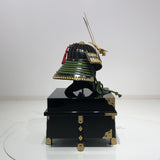 【O-027-K】Yomogi thread laced diamond laced two-piece cuirass armor (helmet only)：蓬糸威菱綴二枚胴具足（兜のみ）