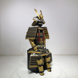 【O-024】Dark blue thread laced Buddha-style two-piece cuirass armor：紺糸威仏ニ枚胴具足