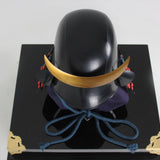 【O-054-K】Navy and Red Thread Laced Black Barrel-shaped Two-piece Dou Armor (Helmet Only)：紺赤糸威黒桶側二枚胴具足（兜のみ）