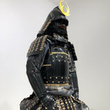 【O-023】 Woodpecker thread laced vertical seam two-piece cuirass armor：啄木糸威縦矧二枚胴具足
